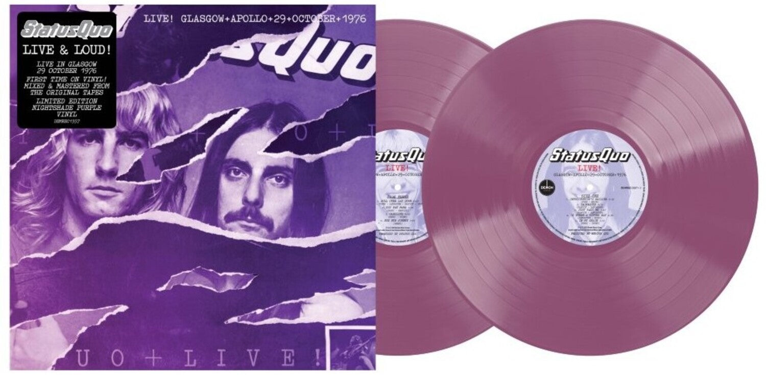 Status Quo - 29th October 1976 Live - 140 2xLP (Purple Vinyl)