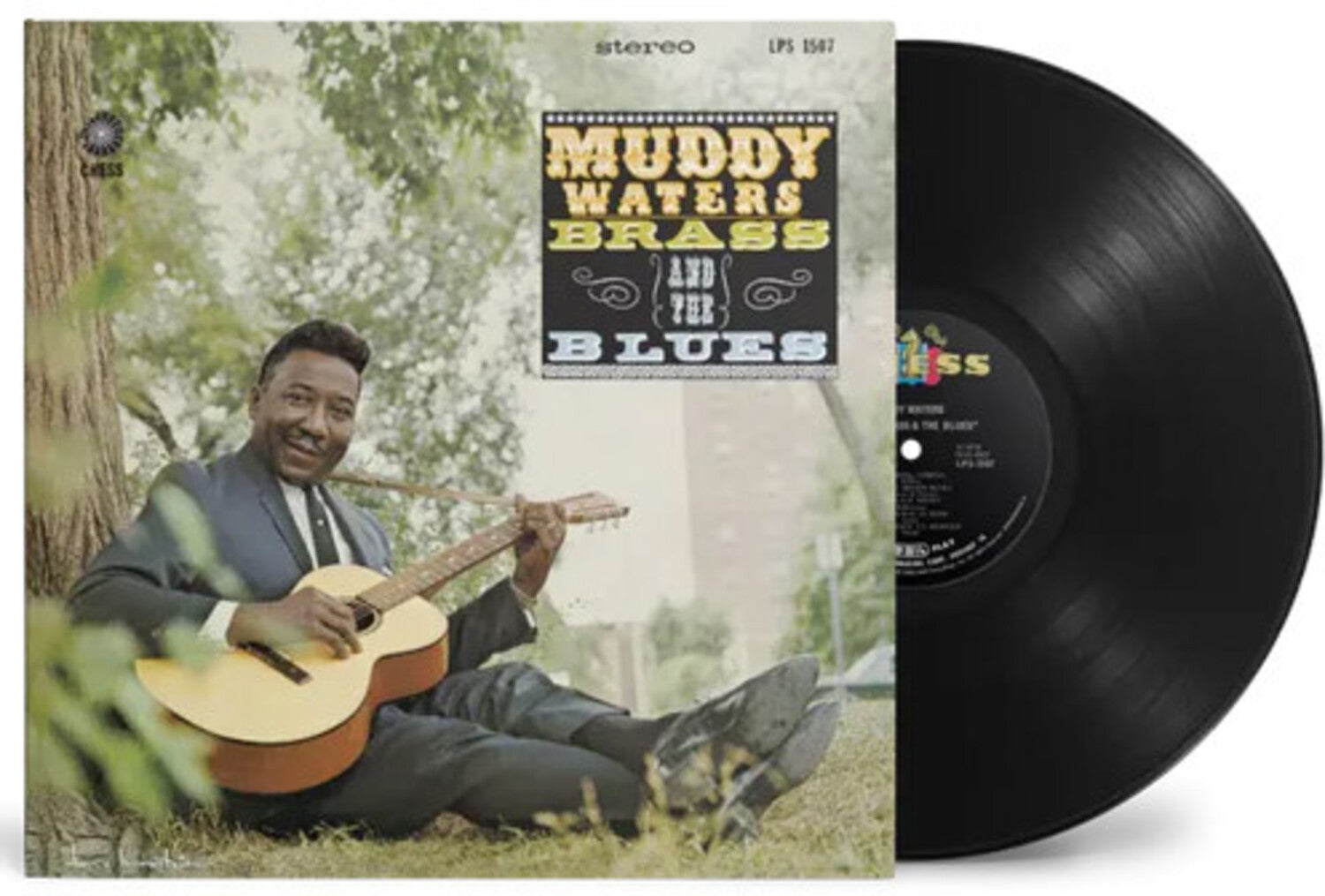 Muddy Waters - Muddy, Brass and the Blues (Chess Acoustic Sounds Series) — vinyl LP album cover