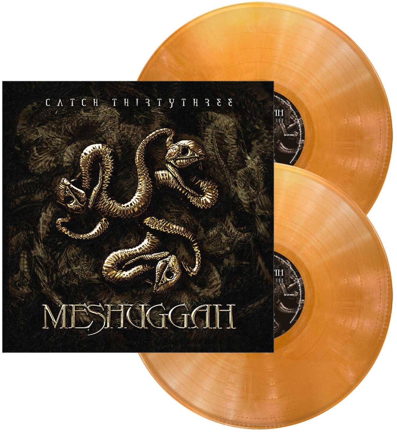 Meshuggah - Catch Thirtythree 2xLP (Gold White Marble Vinyl)