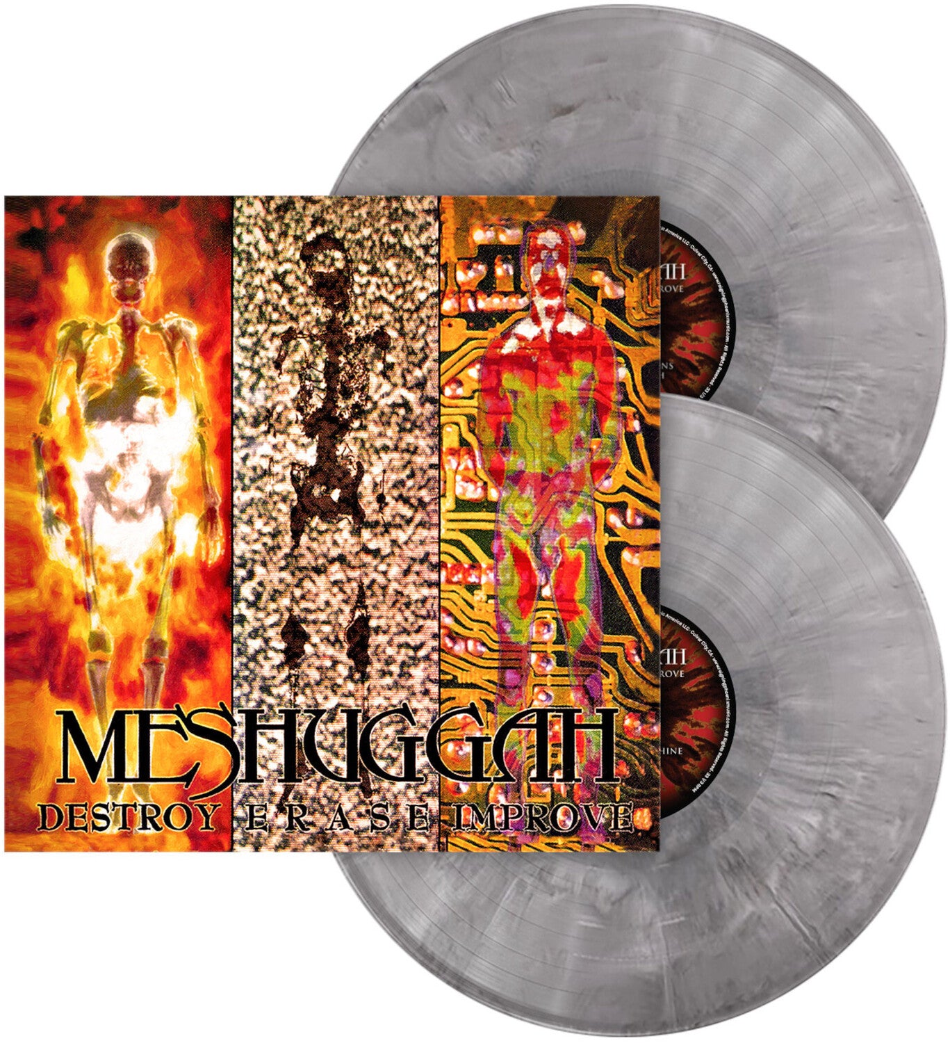 Meshuggah - Destroy Erase Improve 2xLP (Gray Black White Marble Vinyl)