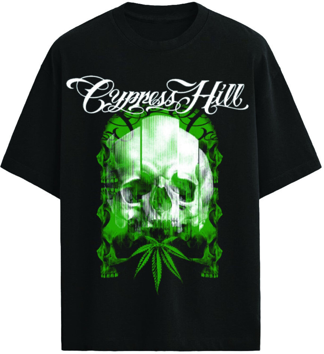 Cypress Hill Skull and Leaf T-Shirt