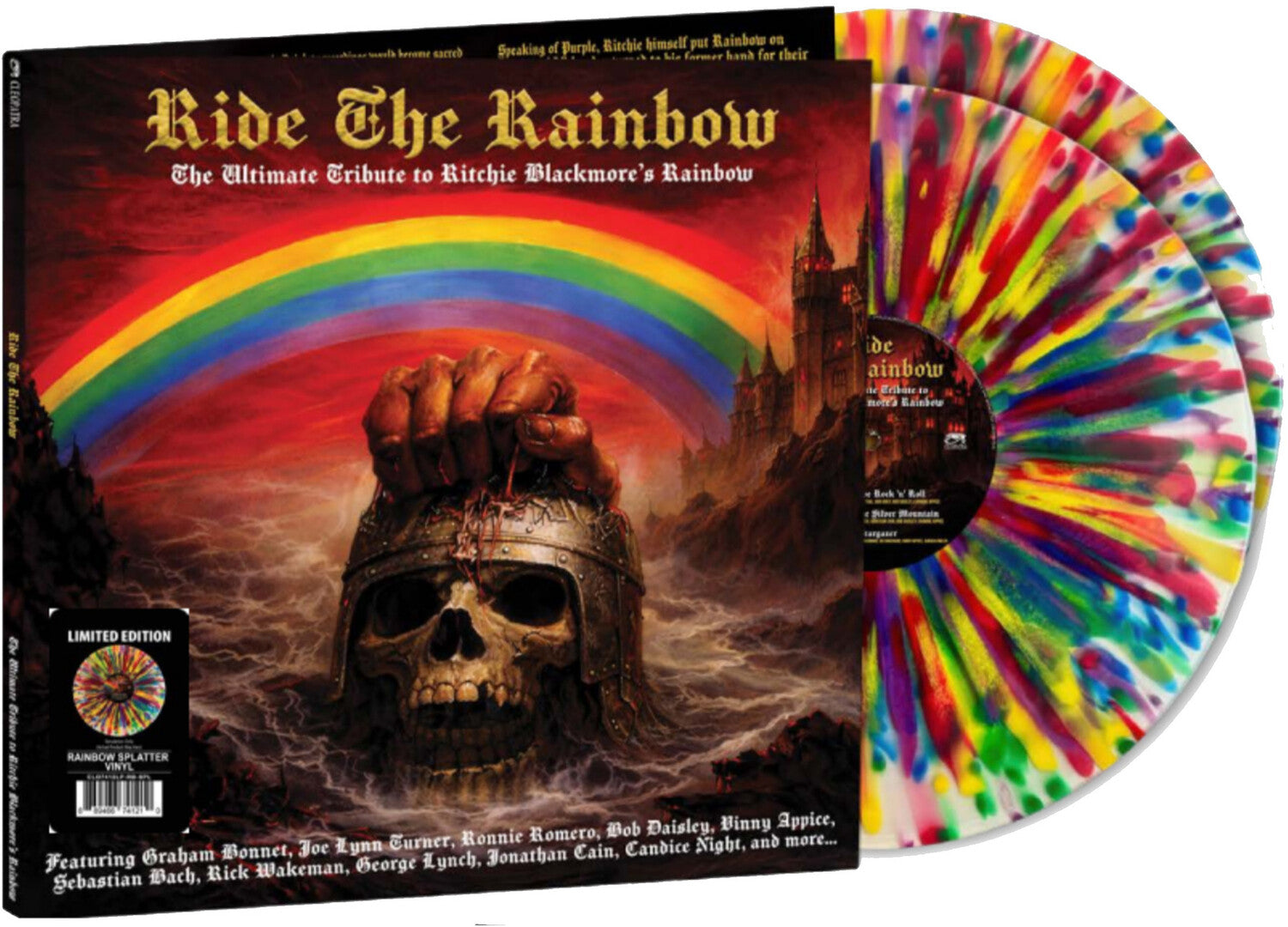 Various Artists - Ride ?The Rainbow: The ?Ultimate ?Tribute To Ritchie Blackmore's Rainbow 2xLP (Splatter Vinyl)