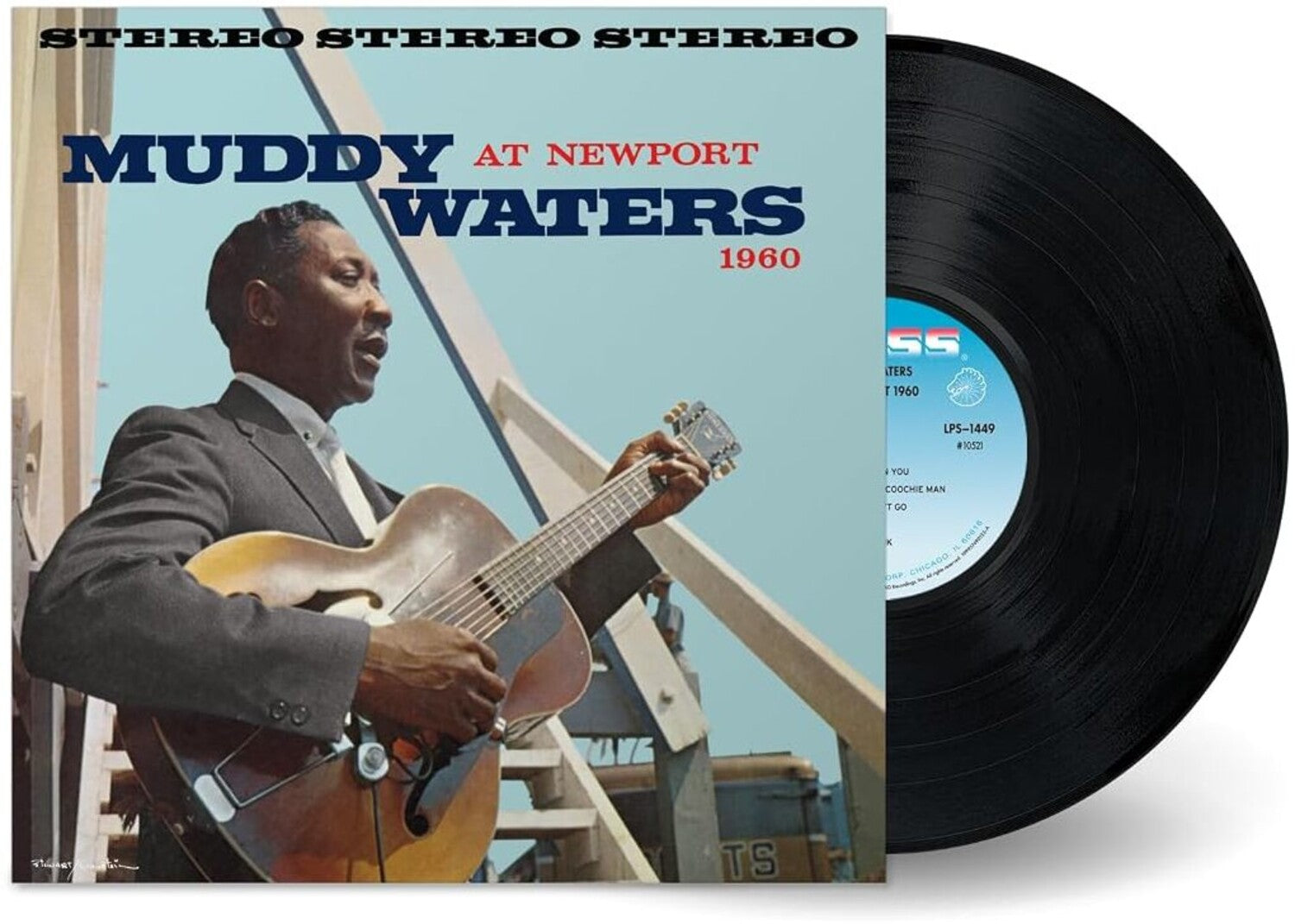 Muddy Waters at Newport 1960 (Chess Acoustic Sounds Series) — vinyl LP album cover