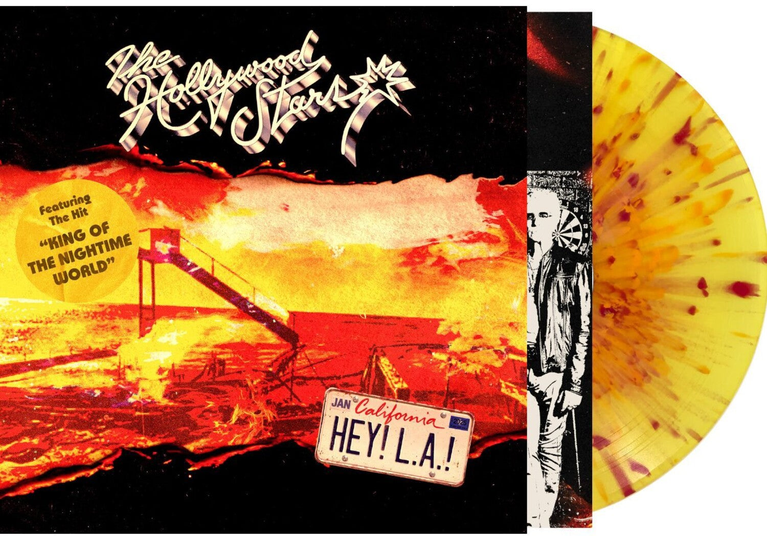 Hollywood Stars - Hey! L.A.! (Yellow Vinyl)