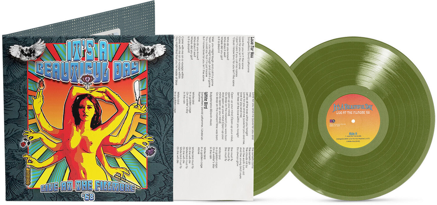 It's a Beautiful Day - Live at the Fillmore '68 2xLP (Olive Vinyl)
