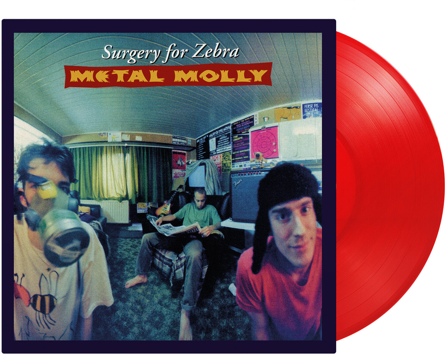 Metal Molly - Surgery For Zebra - Limited 180-Gram Translucent Red Colored Vinyl (Red Vinyl)