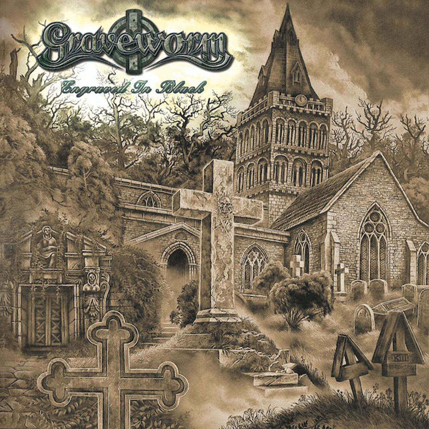 Graveworm - Engraved In Black (Clear Blue Vinyl)