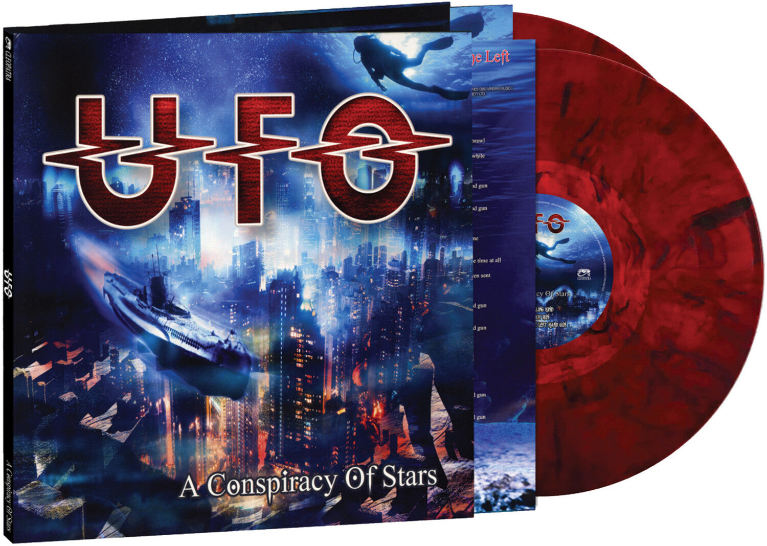 UFO - A Conspiracy Of Stars 2xLP (Black Red Marble Vinyl)