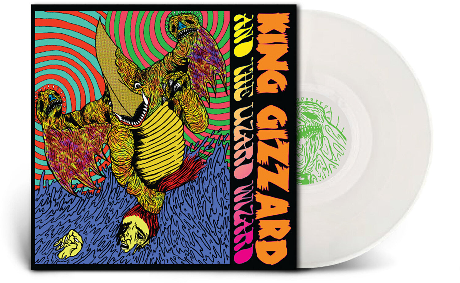 King Gizzard & the Lizard Wizard - Willoughby's Beach (EP) - Injection Molded Pet Ecosonic LP (Clear Vinyl)