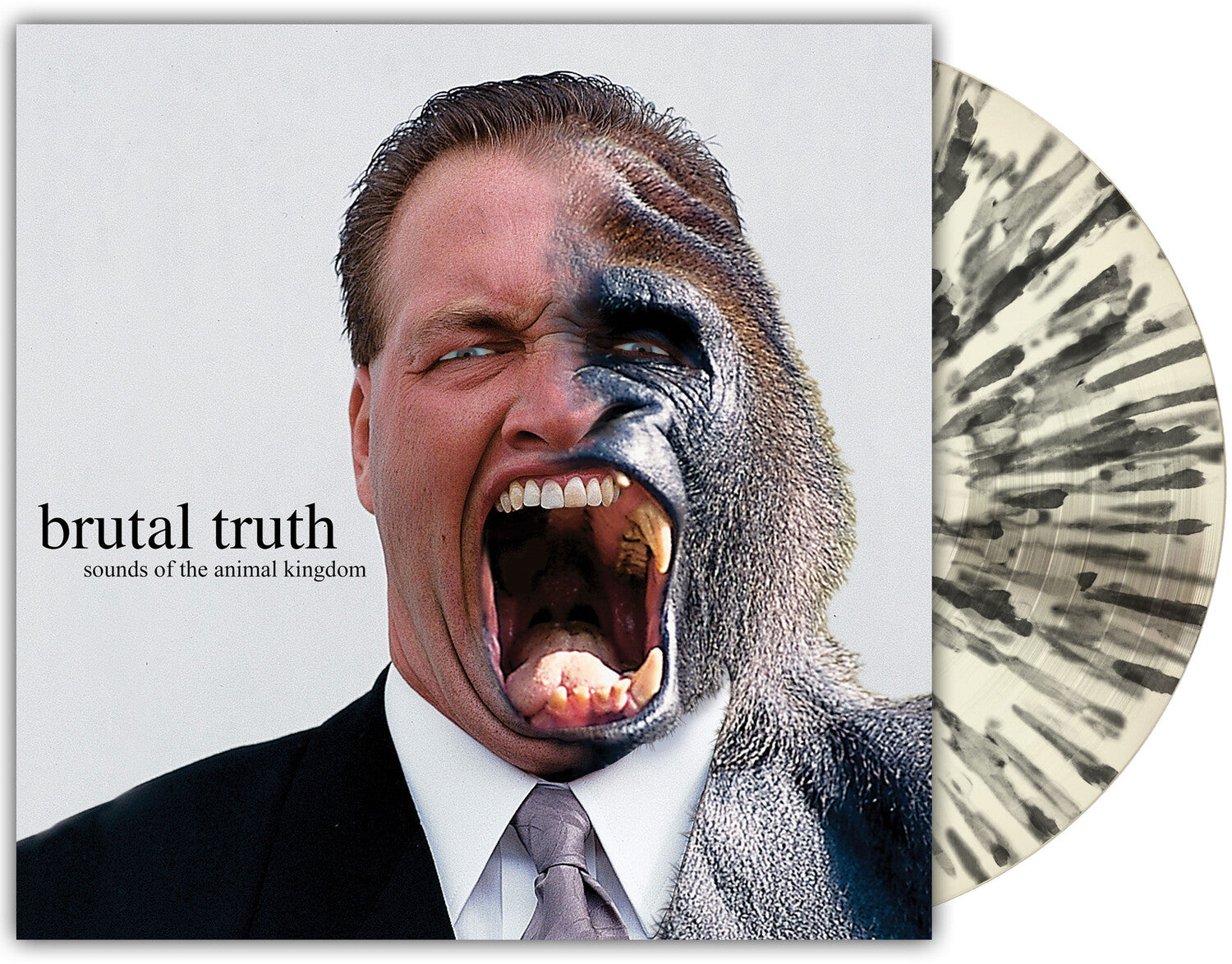 Brutal Truth - Sounds Of The Animal Kingdom (White Splatter Vinyl)