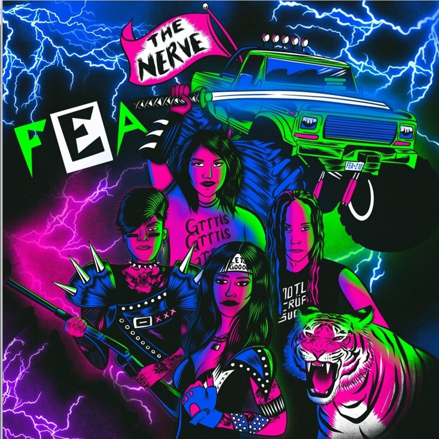 Fea - The Nerve (CD) — CD album cover