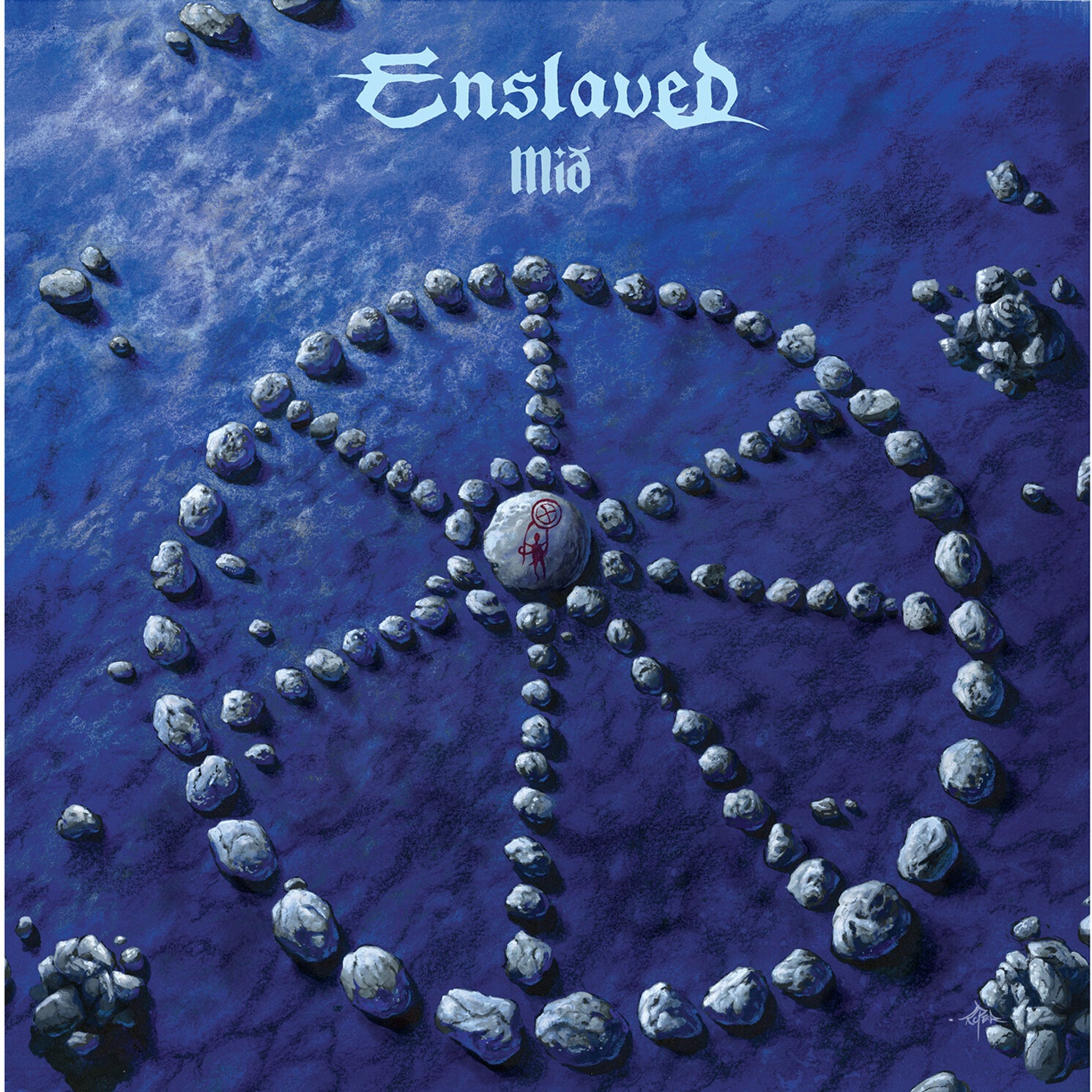 Enslaved - Mid (Clear Blue Vinyl) — vinyl LP album cover