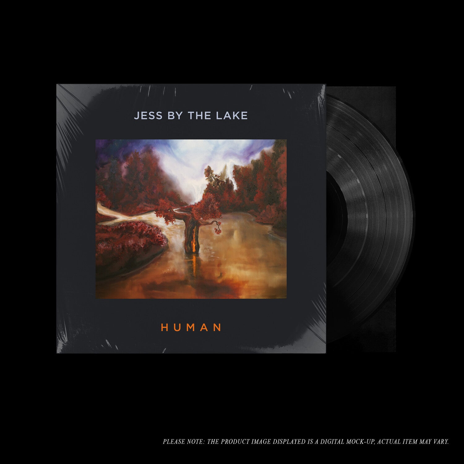 Jess by the Lake - Human — vinyl LP album cover