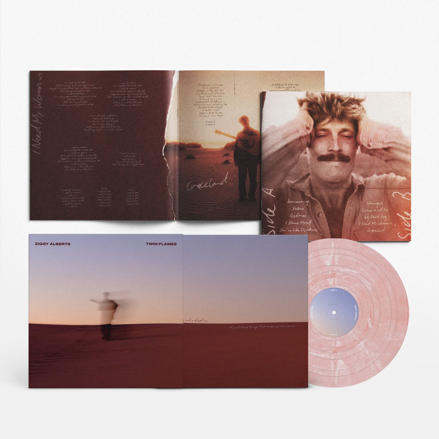 Ziggy Alberts - Twin Flames — vinyl LP album cover