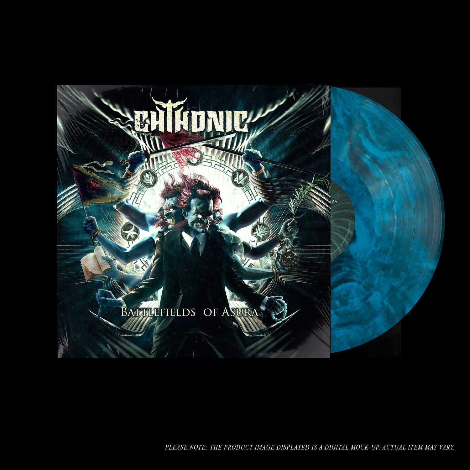 Chthonic - Battlefields Of Asura (Turquoise Black Smoke Vinyl)