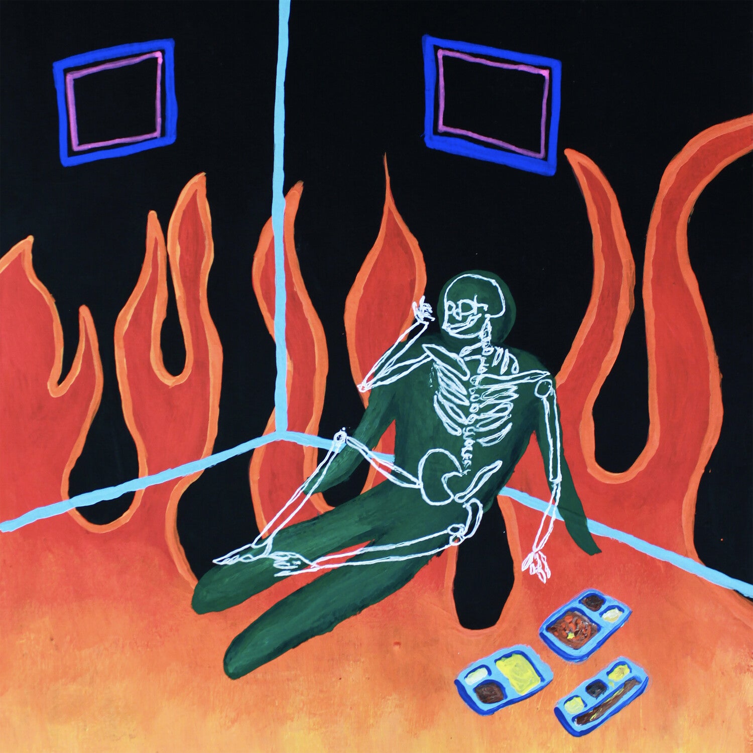 Star Moles - Highway to Hell (Red Orange Vinyl) — vinyl LP album cover