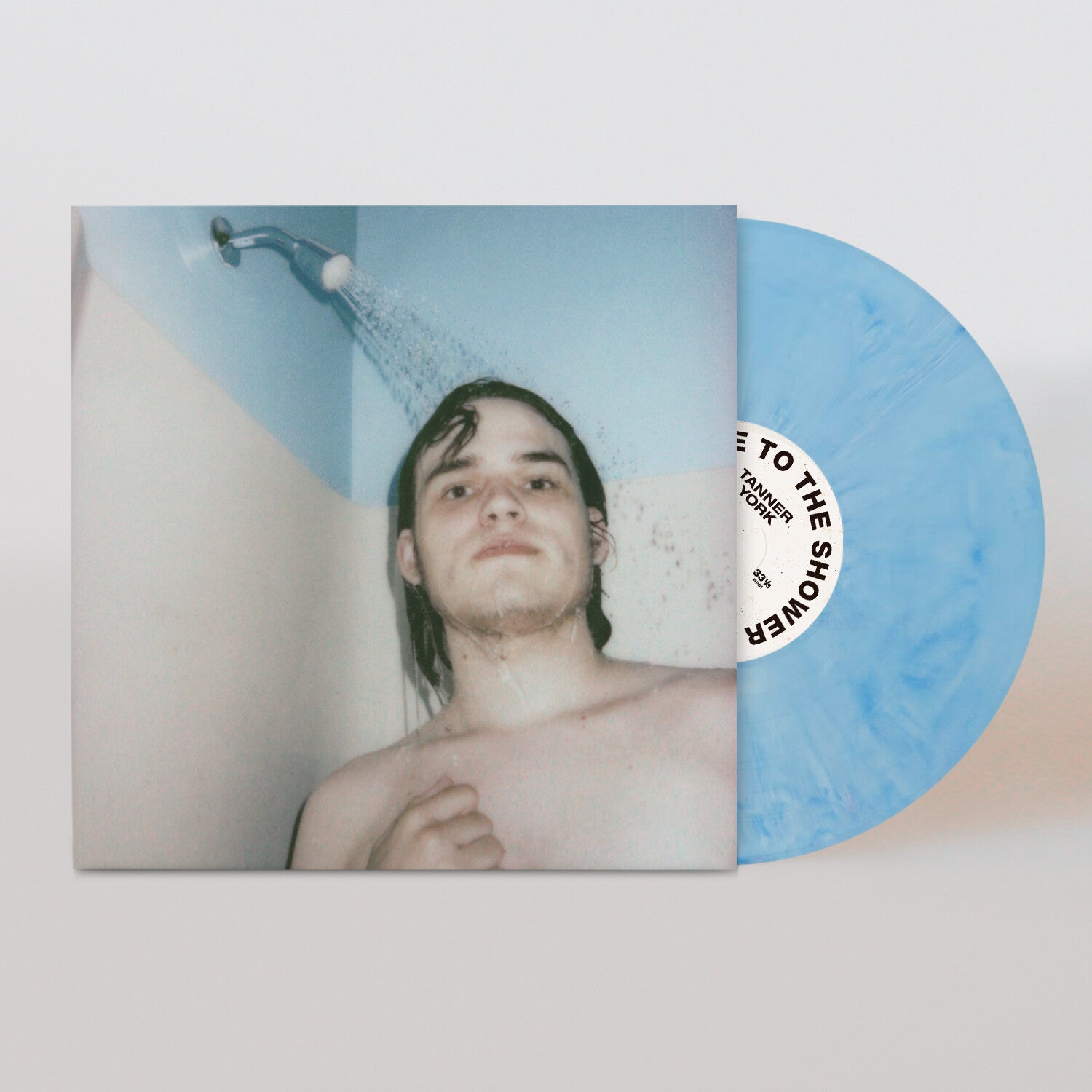 Tanner York - Welcome to the Shower (Blue Vinyl) — vinyl LP album cover