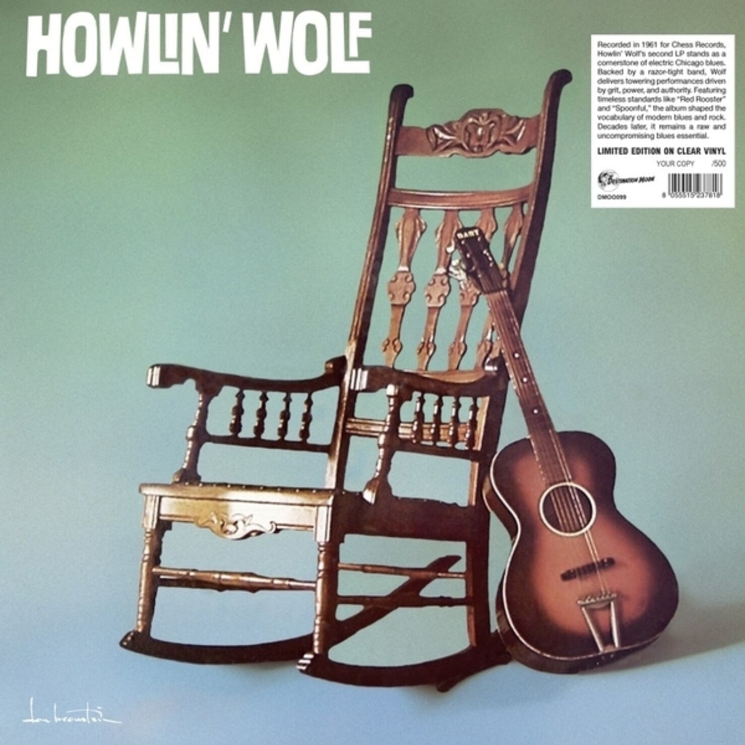 Howlin' Wolf (Clear Vinyl) — vinyl LP album cover