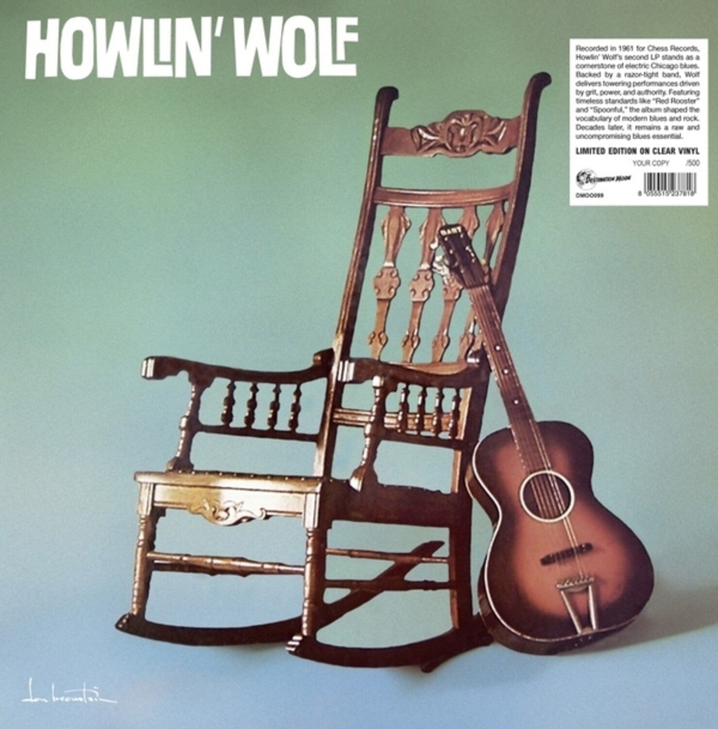 Howlin' Wolf (Clear Vinyl) — vinyl LP album cover