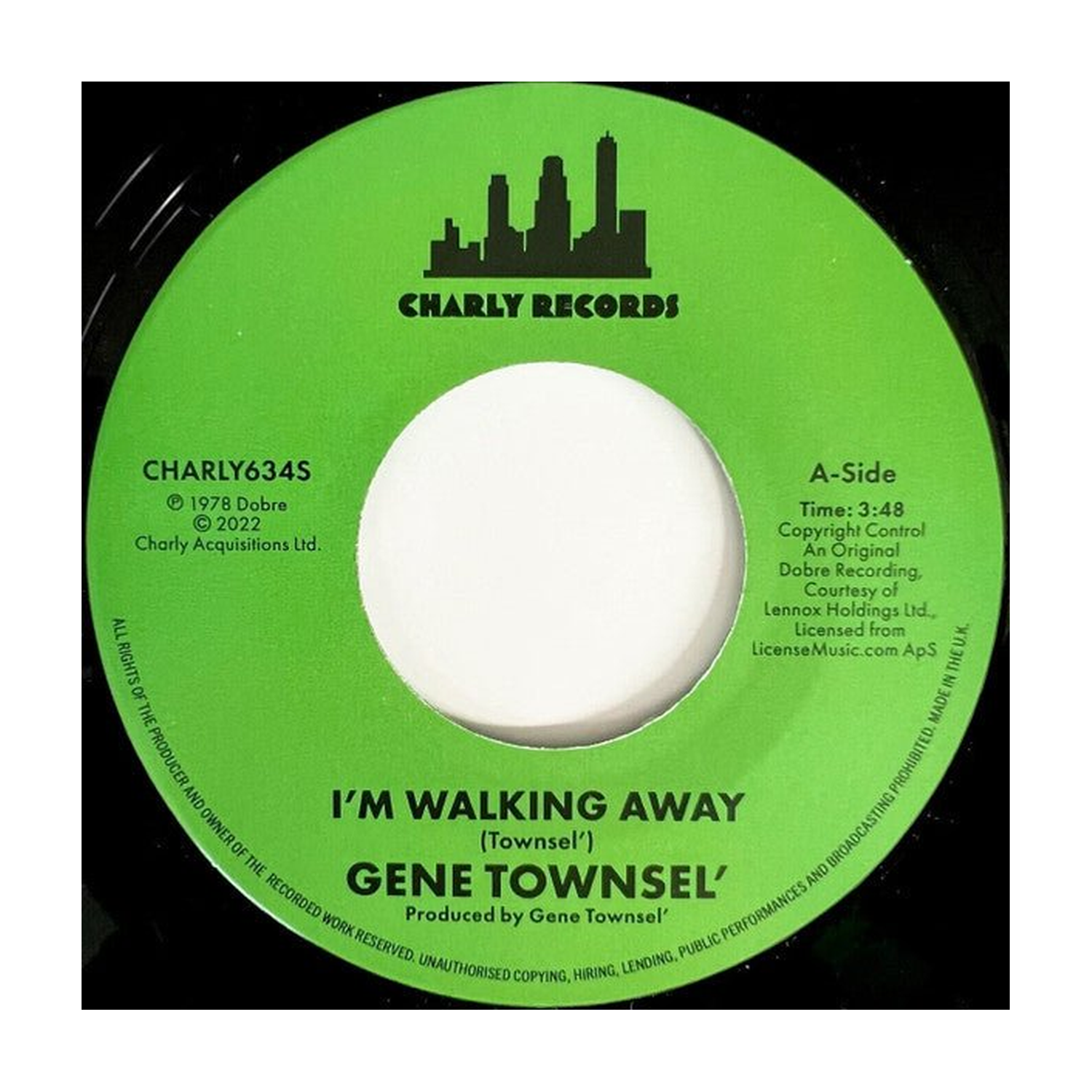 Gene Townsel - I'm Walking Away