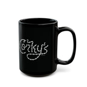 Barbed Wire Black Mug