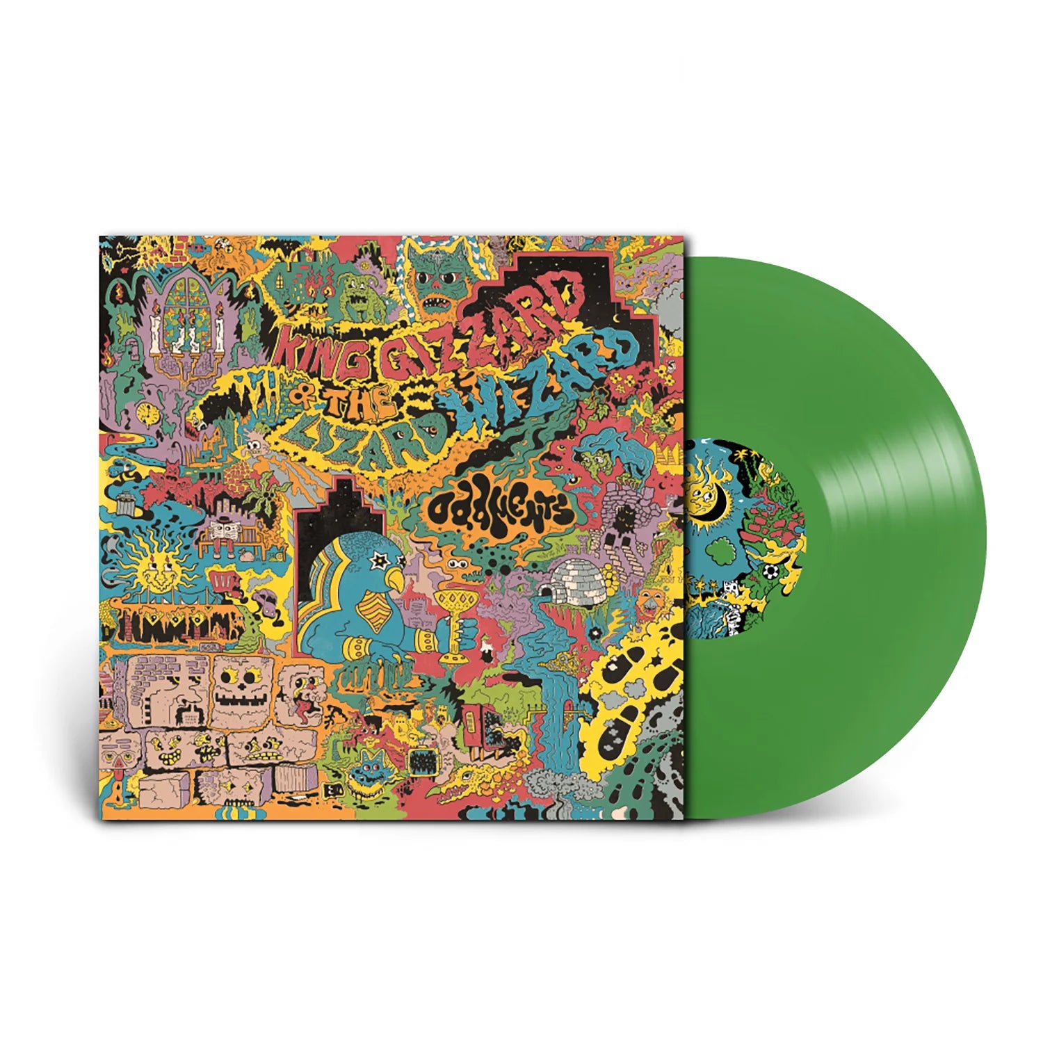 King Gizzard & the Lizard Wizard - Oddments - Injection Molded Pet Ecosonic — vinyl LP album cover