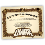 GWAR: 'The Return of Gor Gor' Signed Platinum Edition Comic Book + Vinyl LP (Limited Edition Fruit Punch)