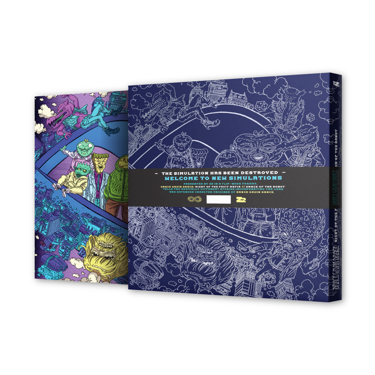 Dance Gavin Dance: Night of the Fruit Mafia // Dance of the Robot - Graphic Novel (Signed Platinum Edition)