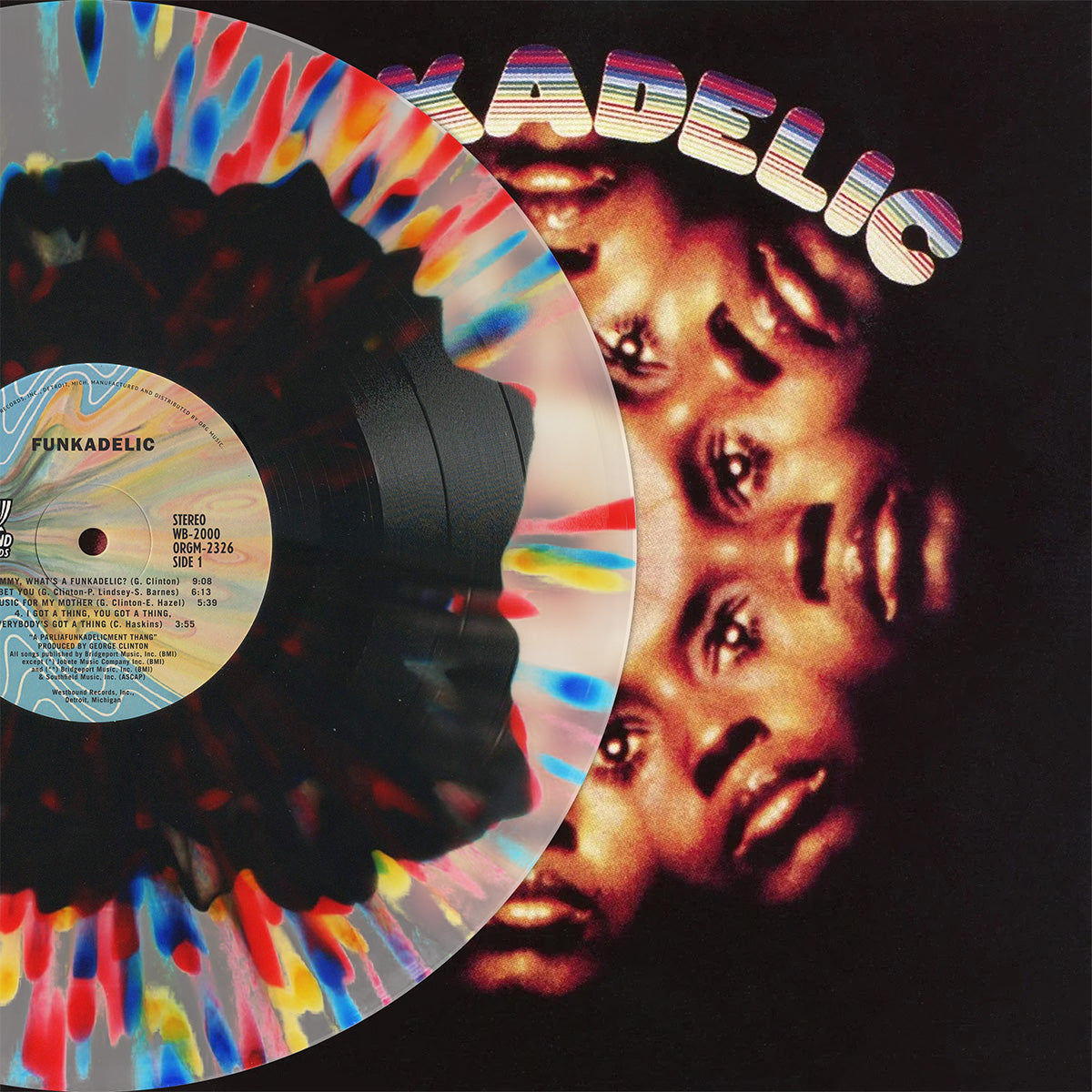 Funkadelic - Funkadelic (Self-Titled) Levitation Edition, sleeve with Soulsplosion Rainbow Black Hole vinyl