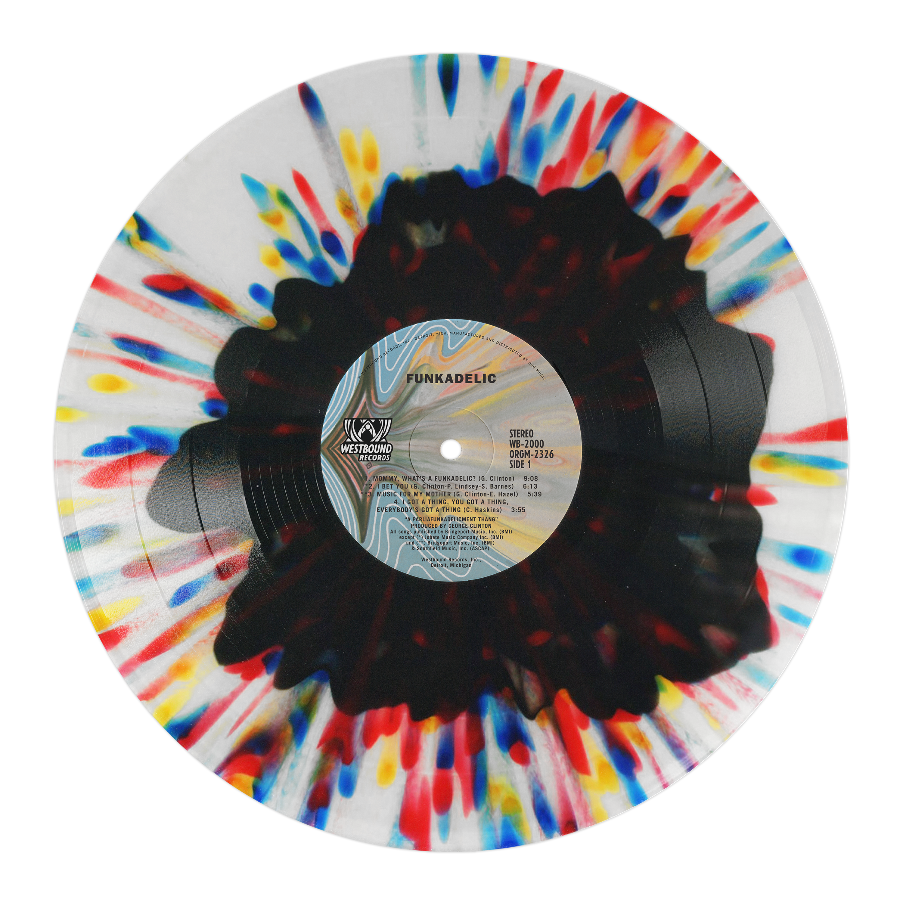 Funkadelic - Funkadelic (Self-Titled) Levitation Edition, Soulsplosion Rainbow Black Hole vinyl