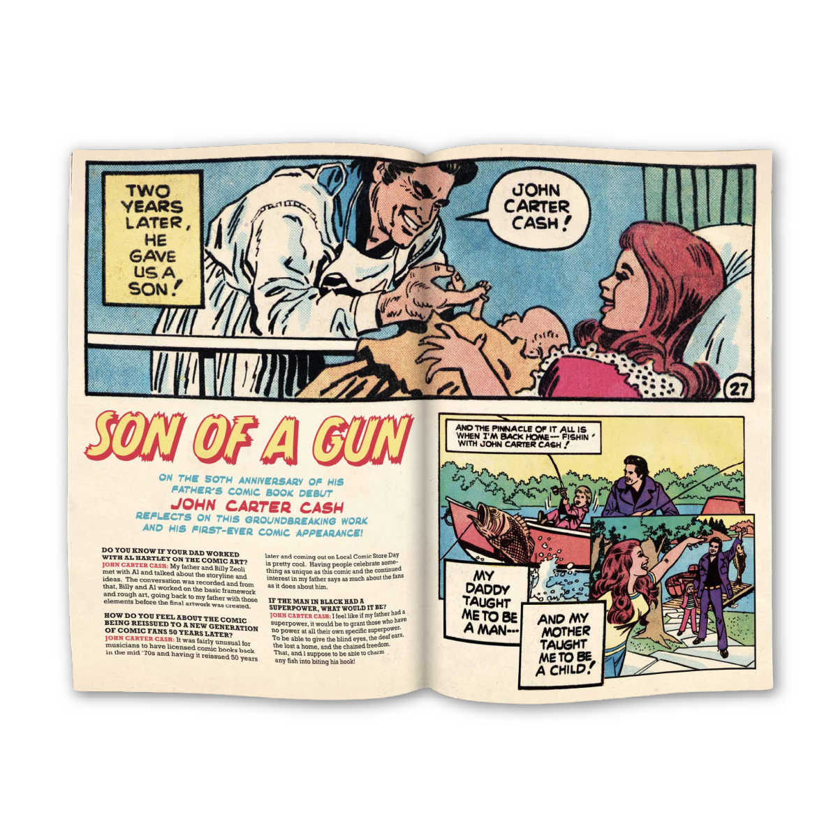 Hello, I'm Johnny Cash - interior page