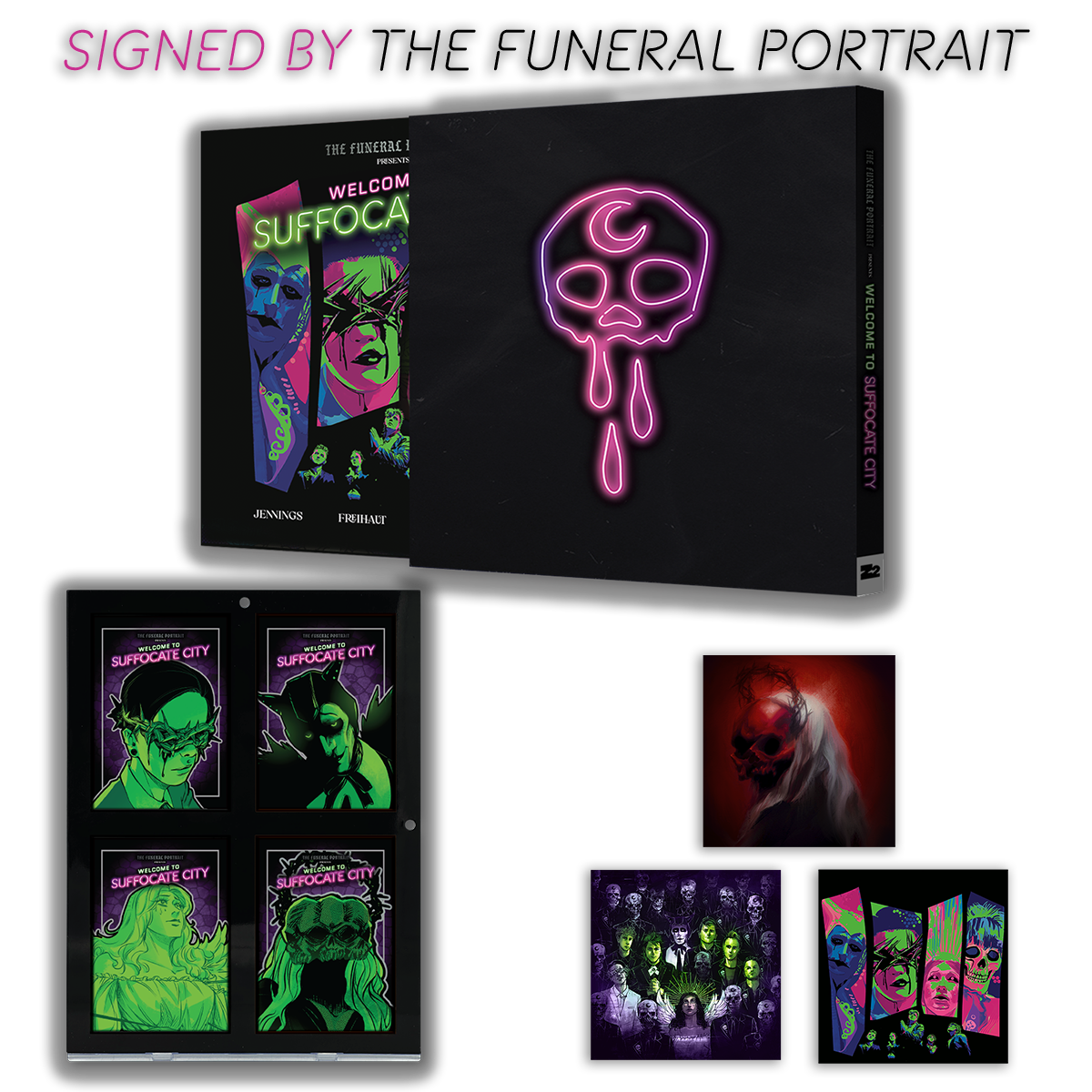 The Funeral Portrait: Welcome To Suffocate City - SIGNED Graphic Novel (Platinum Limited Edition)