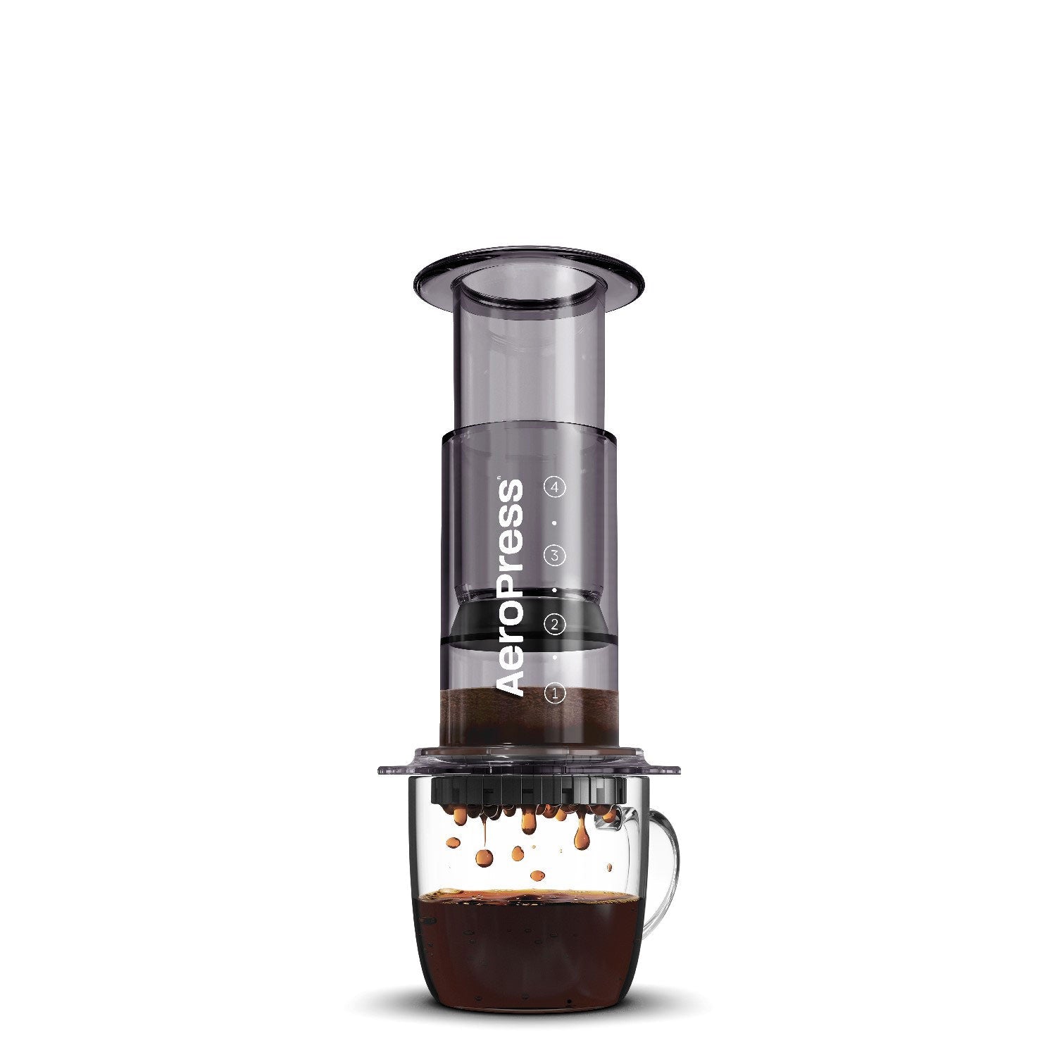 AeroPress Clear Coffee Maker - Black - Corkys Coffee