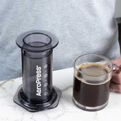 AeroPress Clear Coffee Maker - Black - Corkys Coffee