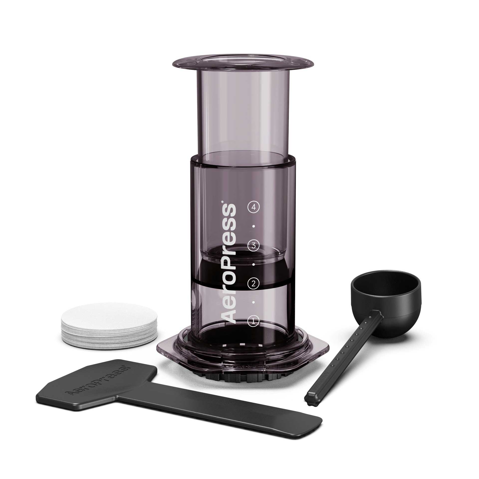 AeroPress Clear Coffee Maker - Black - Corkys Coffee