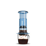 AeroPress Clear Coffee Maker - Blue - Corkys Coffee