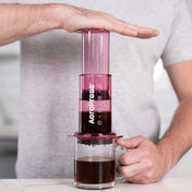 AeroPress Clear Coffee Maker - Pink - Corkys Coffee