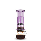 AeroPress Clear Coffee Maker - Purple - Corkys Coffee