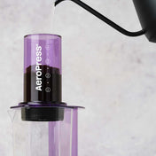 AeroPress Clear Coffee Maker - Purple - Corkys Coffee