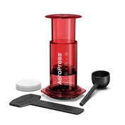 AeroPress Clear Coffee Maker - Red - Corkys Coffee