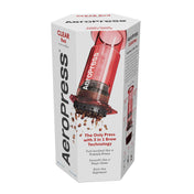 AeroPress Clear Coffee Maker - Red - Corkys Coffee