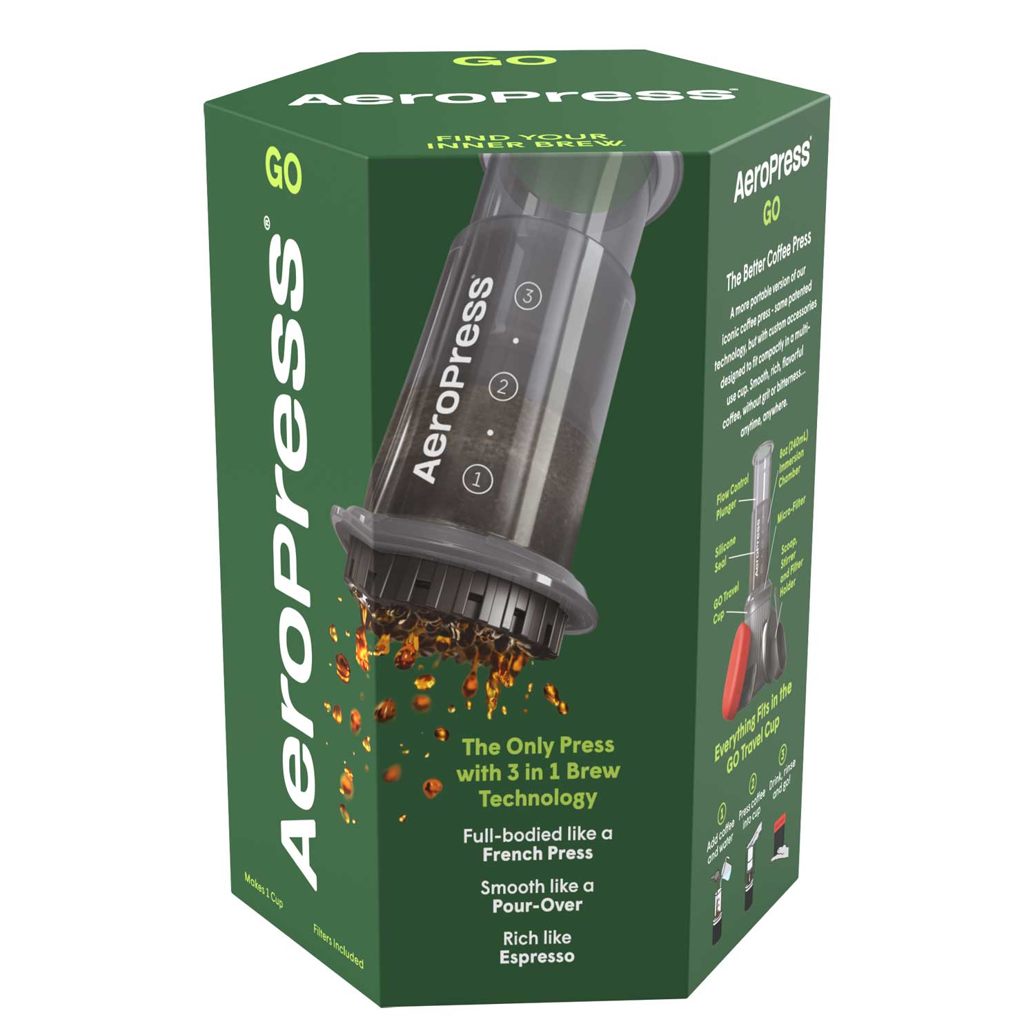 AeroPress Go Coffee Maker - Corkys Coffee