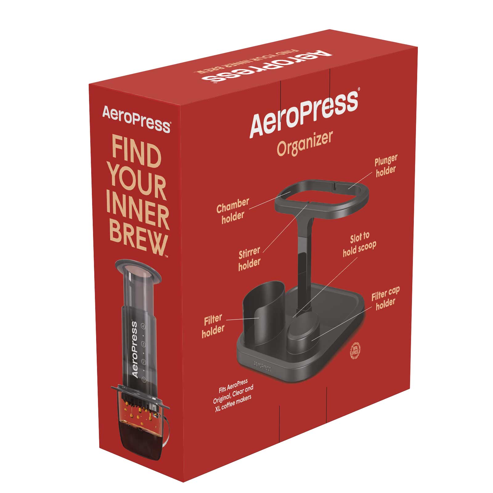 AeroPress Organizer Stand - Corkys Coffee