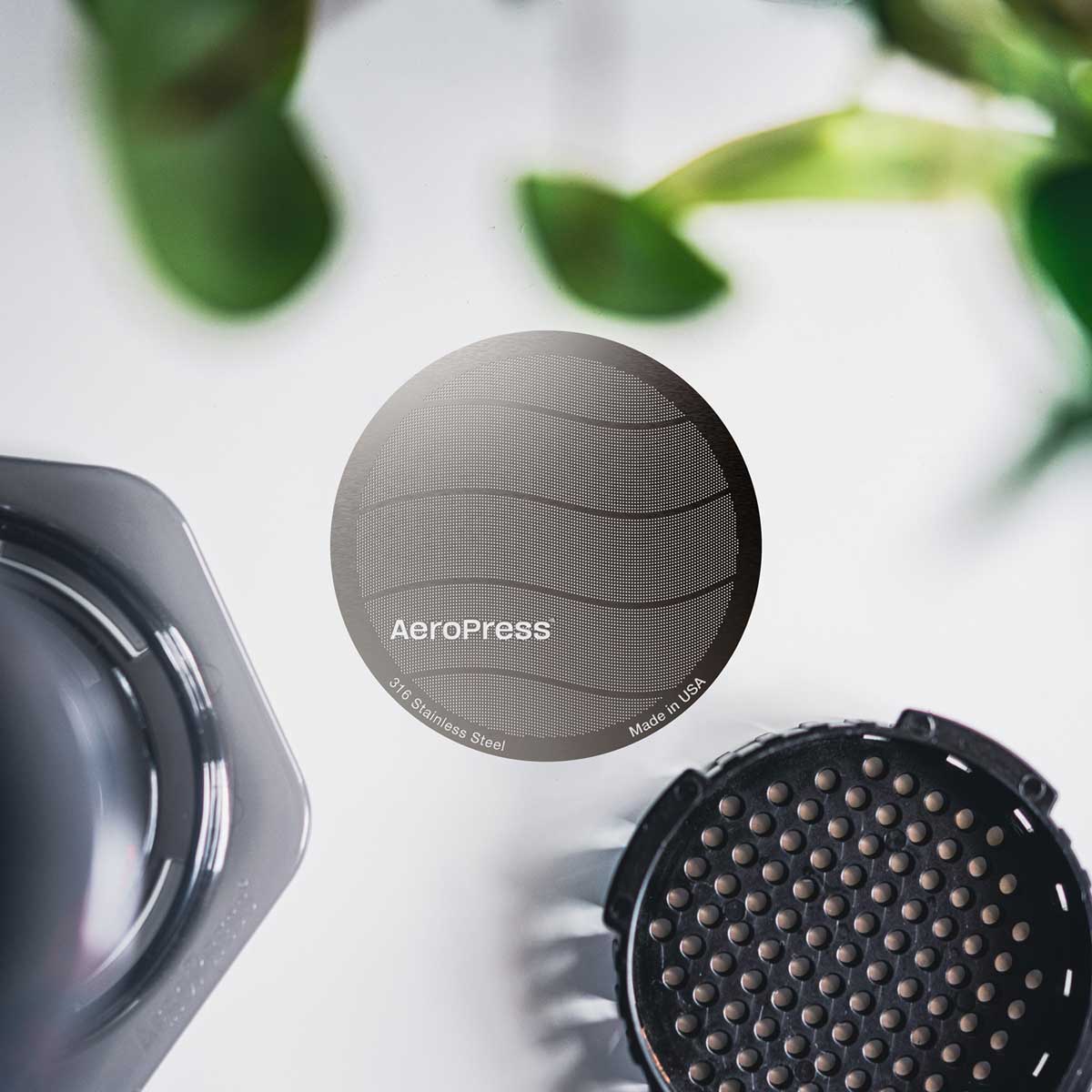 AeroPress Standard Stainless Steel Reusable Filter - Corkys Coffee