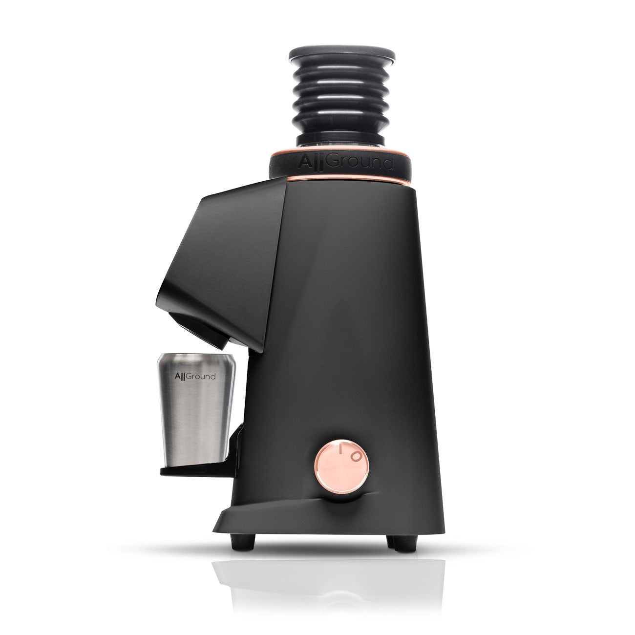 AllGround ProBrew Filter Coffee Grinder - Black w/ Rose Gold - Corkys Coffee