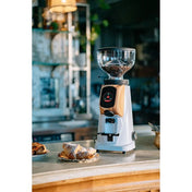 AllGround Sense All Purpose Home Coffee Grinder - White w/ Wood - Corkys Coffee