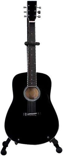 Axe Hvn Ac003 Classic Dreadnought Black Gtr - Axe Hvn Ac003 Classic Dreadnought Black Gtr - Corkys Coffee