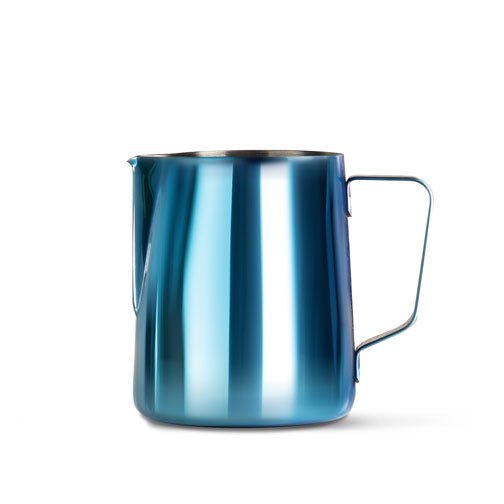 Barista Basics Milk Frothing Pitcher, 12oz, Blue - Corkys Coffee