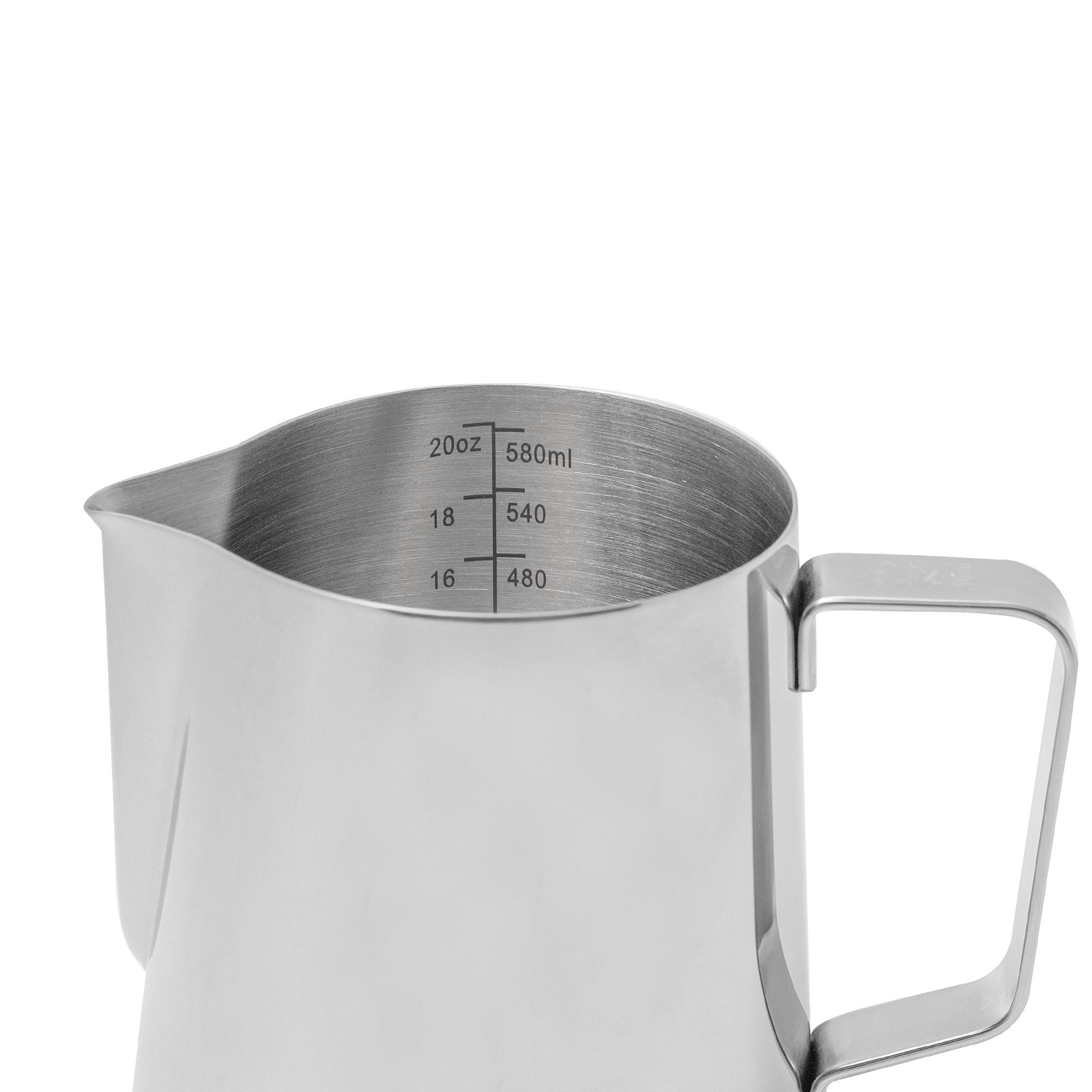 Barista Basics Milk Frothing Pitcher, 20oz, Silver - Corkys Coffee