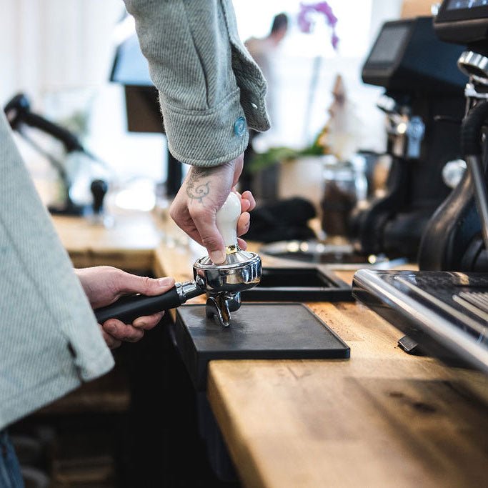 Barista Basics Tamping Mat with Corner Edge - Corkys Coffee